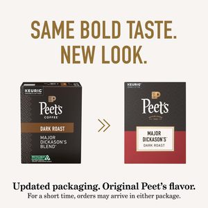 Peet's Coffee, Dark Roast Keurig K-Cup Pods, 100% Arabica Coffee - Major Dickason's Blend 88 Count - Product Image 3
