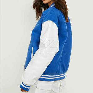 Chaqueta Letterman de Mujer con Diseño Nuevo y Color Personalizado, Tejida en Algodón, para Invierno, Estilo Urbano, Cálida y Transpirable - Product Image 2