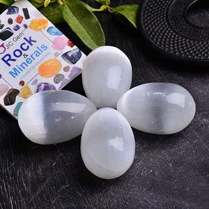 High Selling Natural Selenite <b>Egg</b> Model Polished Carving Crafts Healing Gemstone Crystal <b>Decoration</b> Gift Mascot Style on Sale - Product Image 6