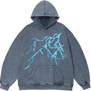 Sweat-shirts surdimensionnés de haute qualité avec strass personnalisés, streetwear pour hommes, sweat-shirt de marque, téléchargé par Dress Sports - Product Image 6