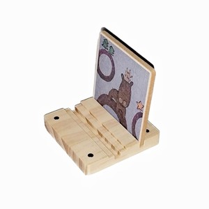 Support de téléphone en bois motif animal mignon – Support de téléphone en acrylique avec signe astrologique pour la décoration de bureau et les accessoires - Product Image 2