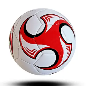 Palloni da calcio da allenamento cuciti a macchina, pallone da calcio in materiale PU sportivo di squadra personalizzato