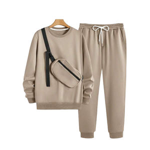 Fabricant personnalisé Vente en gros Survêtement de jogging à col long en polaire pour hommes Joggers à capuche pour hommes Ensemble pantalon Survêtement Sweat-shirt - Product Image 1