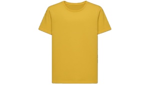 T-shirt en coton uni à col rond pour homme, avec logo personnalisé, impression de haute qualité - Product Image 2