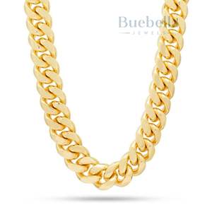 16 \ "Miami Iced Out Cuban Chain 925 Sterling Silver con Moissanite Diamond Embellecimiento Hiphop Cuban Link Jewelry - Product Image 4