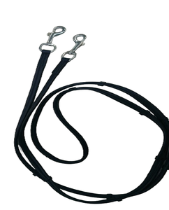 Rubbwe - Riendas Occidentales Duraderas de 13 mm con Tachuelas y Tope para Montar a Caballo, Hechas de Cuero, Color Personalizado, Logotipo Personalizado, Modelo 7860R - Product Image 4