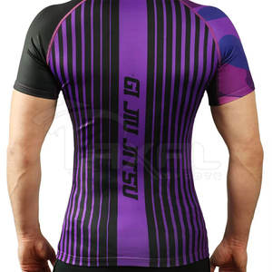 2025 Sublimación Impreso Rash Guard Venta en línea Pakistán Hecho Rash Guard Calidad Hecho Rash Guard - Product Image 3