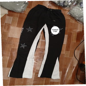 Conjunto Deportivo Informal de Pantalones Acampanados y Sudadera con Capucha para Hombre - Conjunto de 2 Piezas de Pantalones Acampanados y Sudadera con Capucha para Mujer - Ropa Deportiva Informal para la Calle - Product Image 5