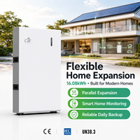 Batterie LiFePO4 CFE-WL-16 16 kWh 51,2 V pour système divisé avec communication CAN RS485, compatible réseau hybride pour ESS solaire résidentiel