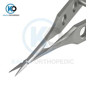 KAHLU ORTHOPEDIC Ciseaux de greffe de cornée Katzin Instruments ophtalmiques en acier inoxydable droit incurvés de 4" - Product Image 4
