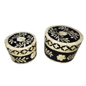 Ensemble de 2 boîte de rangement pour boucles d'oreilles et colliers, accessoires et coffret cadeau, boîte à bijoux pour collier et boucles d'oreilles pour femmes - Product Image 4