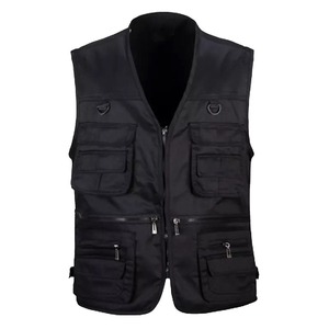 Col montant Polyester imperméable pêche gonflé doudoune gilets bulle bouffant gilet hommes gilets - Product Image 6