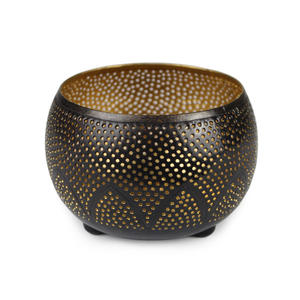 แฮนด์เมดเทียนแก้บนที่ดีที่สุดในร่มตกแต่งสูงคำสั่งผสมโลหะแก้ว T-แสงผู้ถือสดสีตกแต่งคืนการออกแบบธีม - Product Image 3