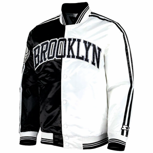 Vente en gros de vestes personnalisées Brooklyn Team Letterman grande taille respirantes d'hiver pour hommes de haute qualité Bomber Varsity Jacket 100% - Product Image 1