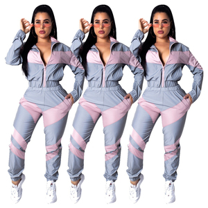 Autumn Winter Fashion Women Tracksuit Custom Tracksuits Slim Fit Casual Hip Hop Women's <b>Track</b> Suit Windbreaker Suit 2025 - Product Image 3