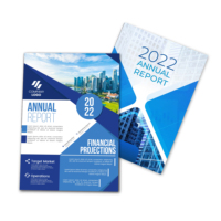 Nouveauté, livraison rapide, brochure pliée en papier offset manuelle, écologique, taille personnalisée, pour les entreprises