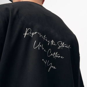 T-shirt surdimensionné pour hommes grande taille T-shirt uni de haute qualité avec logo personnalisé pour hommes - Product Image 5