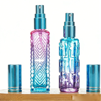 Flacon vaporisateur de parfum coloré JUXINDA 10 ml, adapté pour distribuer des liquides hydratants et des parfums.