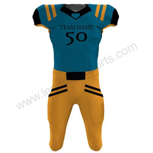 Uniforme de football américain de haute qualité en gros uniforme de football américain imprimé par sublimation sur mesure - Product Image 1