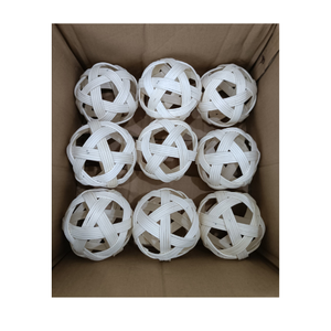 Bons de football ronds naturels en rotin Sepaktakraw taille personnalisée du Vietnam - Product Image 4