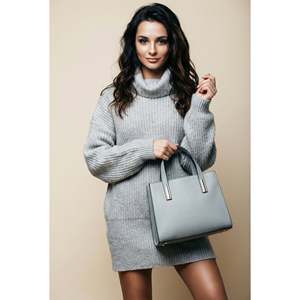 Sac fourre-tout structuré pour femme, fabriqué à la main en Italie, en cuir Palmellato véritable. 26056 - Product Image 2