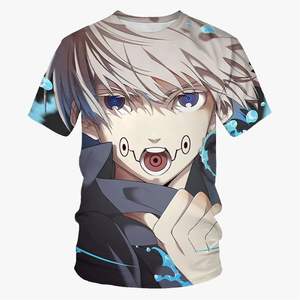 Summer new fashion trend anime <b>printing</b> <b>printed</b> T-shirt <b>neutral</b> fashion anime casual comfortable short sleeved top - Product Image 5