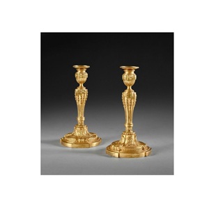 Nouveau design bougeoir en aluminium avec relief et plaqué or pour l'artisanat bougeoir de meilleure qualité pour la maison et la table - Product Image 1