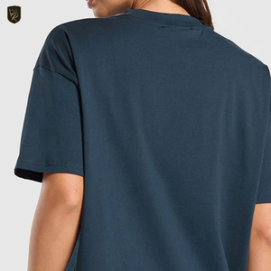 เสื้อยืดโอเวอร์ไซส์ผ้าฝ้ายนุ่มสำหรับผู้หญิง ทรงหลวม แขนสั้น ใส่สบายในฤดูร้อน แห้งเร็วและระบายอากาศได้ดี - Product Image 5