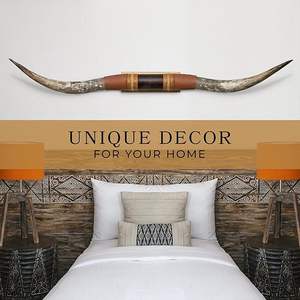 ของตกแต่งผนังรูปวัวติดผนังสำหรับห้องนั่งเล่นสไตล์บ้านไร่และตกแต่งภายในกระท่อม  วัวติดผนังแท้ ราคาถูกที่สุด - Product Image 3