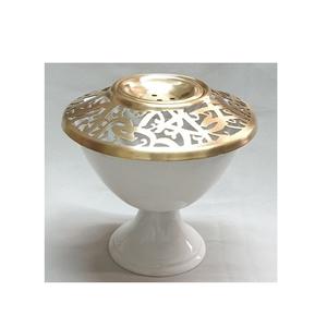 Venta caliente Metal Bakhoor quemador madera y latón para decoración del hogar y fragancia tendencia Oriente Medio árabe moderno - Product Image 3