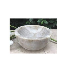Bol en marbre de haute qualité, couleur pierre verte, bol rond décoratif en marbre, vente en gros, Design moderne, bol de service - Product Image 2