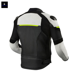 2025 nouveau Design veste de moto en cuir avec manches complètes impression de logo personnalisé meilleur vêtements de course automobile en gros - Product Image 4