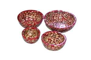 ชามผสมแป้งหรือผสมทำจากไม้ทำจากเรซินและผสมใหม่ชามไม้สำหรับใช้ในห้องครัวโรงแรมร้านอาหารสไตล์จีน - Product Image 2