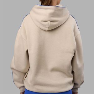 Sweat à capuche pour femmes, couleur chair, nouveau design, polaire épais, streetwear, fabricant en gros - Product Image 2