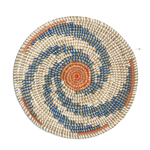 แผ่นหญ้าทะเลแขวนผนังทำด้วยมือ-ตะกร้าสานติดผนังสไตล์โบโฮสำหรับตกแต่งผนังทรงกลมแบบธรรมชาติสำหรับบ้านคาเฟ่สำนักงาน - Product Image 6