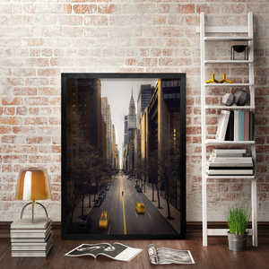 Juego de 3 Marcos de Fotos de Diseño Moderno, 60 x 80 cm, Decoración de Madera en Negro - Product Image 5