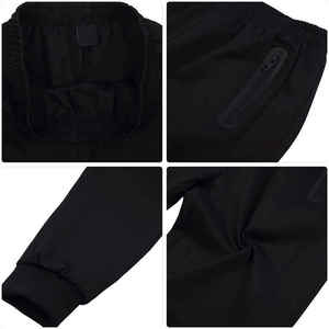 Conjunto de chándal estampado de algodón 100%, invierno cálido, sudor completo, capucha de manga larga, peso pesado, ecológico, informal, maternidad al aire libre - Product Image 6