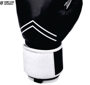 ถุงมือต่อยมวยไทยนวมหนังแท้สีดำสำหรับฝึกมวยไทยถุงมือต่อยมวยผลิตจาก2025 - Product Image 5