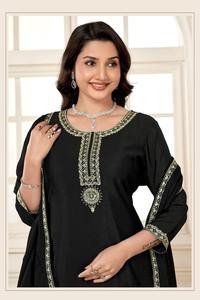 Pakistani Salwar Kameez Embroidered Traditional Ethnic Wear for <b>Women</b> and Girls Elegant Designer <b>Suit</b> for Festive and Casual Use - Product Image 4