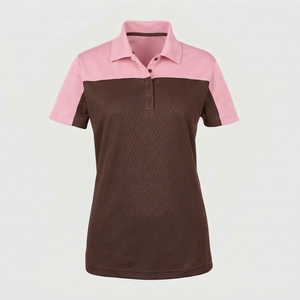 Polo de Mujer Transpirable, Ligero y de Secado Rápido, Manga Corta, Ropa Casual, Precio al por Mayor, Nuevo Diseño 2026, Colores Sólidos - Product Image 4