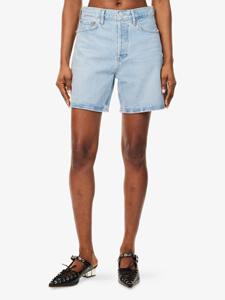 Shorts en jean pour femmes, taille mi-haute, décontractés, formels, déchirés, usés, écologiques, coupe exceptionnelle, tendance, look estival - Product Image 3