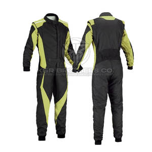 Traje de carreras Go Kart con logotipo personalizado con rodillas reforzadas y ajuste ergonómico para corredores profesionales - Product Image 1