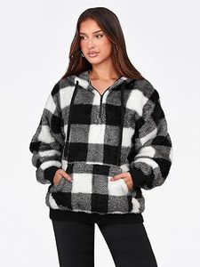 Sudadera con Capucha de Alta Calidad con Media Cremallera, Logotipo Personalizado, Sudadera Bordada para Mujer, Sudadera Informal - Product Image 2