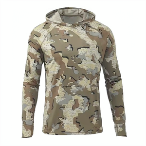 Ensemble de veste de chasse d'hiver camouflage personnalisé, imperméable, à capuche, pour adulte, vêtements d'extérieur en polyester et coton, OEM - Product Image 4