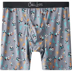 <b>Men's</b> Comfortable Knitted Boxer Briefs 2 Pack Custom Print <b>Underwear</b> Anti-Chafing Breathable Sustainable Good Quality - Product Image 5