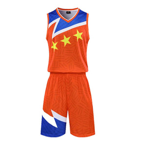 Low Price Custom Sublimation Basketball Uniform Plus Size Breathable Quick Dry 100% Polyester High Quality Team Wear Wholesale - Product Image 2