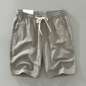 Venta al por mayor de pantalones cortos esenciales de alta calidad con logotipo personalizado de lana informal de corte suelto pantalones cortos de algodón de rizo francés para hombres - Product Image 2