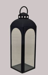 Linternas de velas antiguas negras Linterna de decoración de boda al precio más barato en India Navidad - Product Image 3