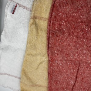 Casalina Chiffons de vadrouille en coton multicolore 50x70cm Lingettes de nettoyage ménager Chiffons de vadrouille en coton blanc pour le nettoyage des sols - Product Image 3