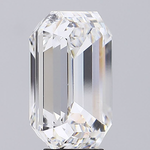 Diamant de laboratoire taille émeraude Rising Diamond 10,01 carats, couleur F, clarté VS2, percé au laser, certifié IGI, pour la fabrication de bijoux - Product Image 6